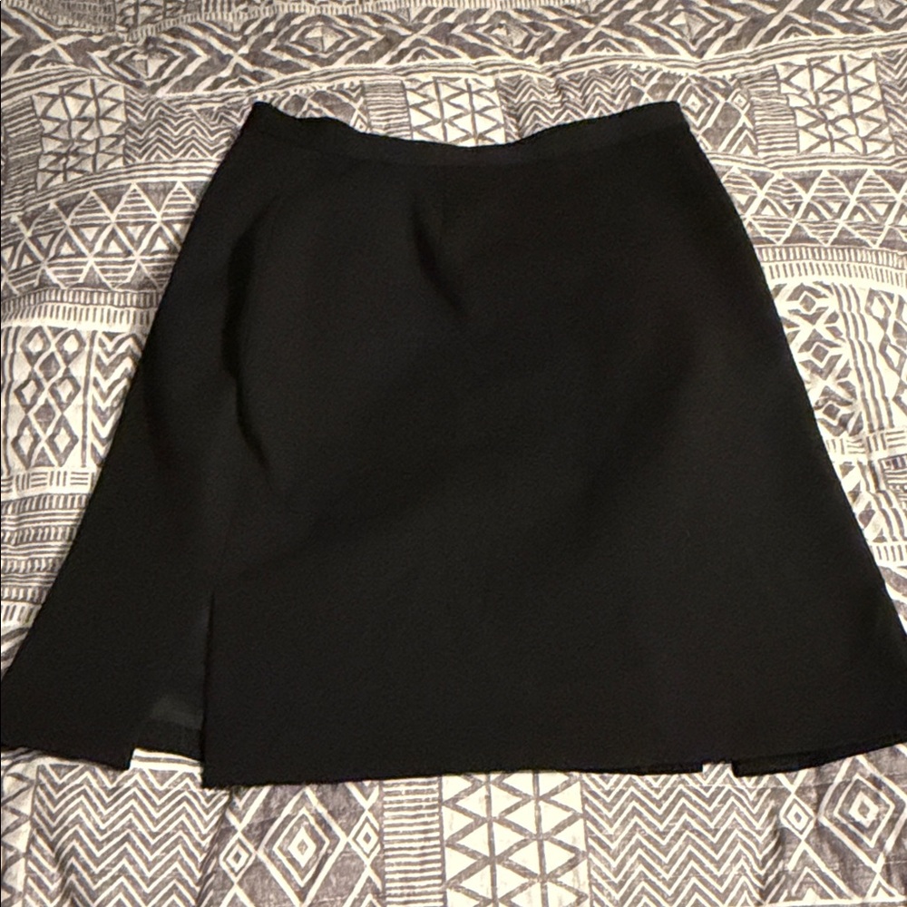 Sigrid Olsen Black A-Line Skirt